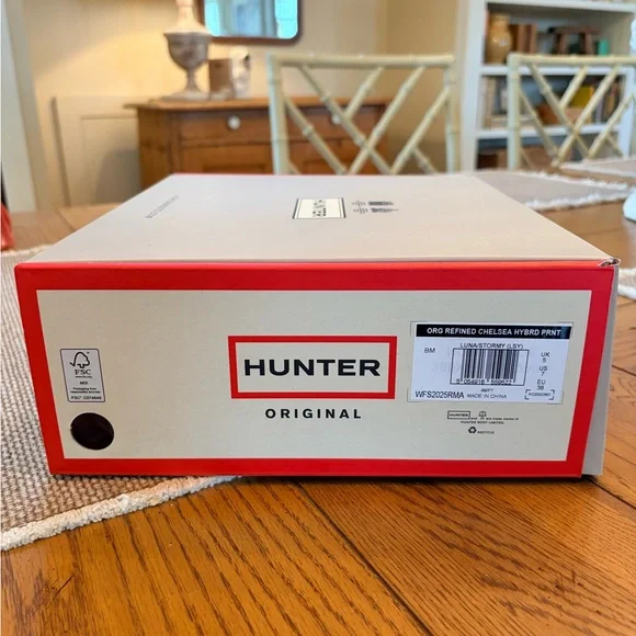 HUNTER ORIGINAL CHELSEA HYBRD PRINT EXCELLENT CONDITION 6.5 - Picture 2 of 13